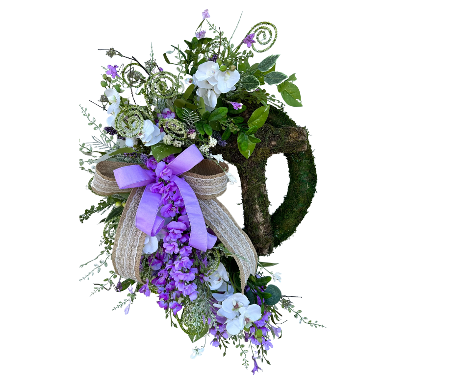 Purple sold Floral Wreath