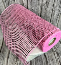 Load image into Gallery viewer, 10&quot; x 10yd Pink Deluxe Foil 10 inch mesh for wreaths-RE134122