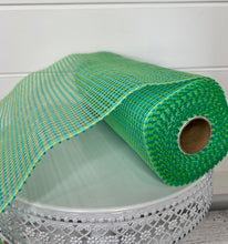 Load image into Gallery viewer, RE8900E6-10&quot; x 10yd Horizontal Wide Stripe Mesh-Mint Green