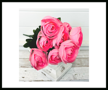 Load image into Gallery viewer, Artificial Pink Ranunculus Flower Bush - 20 Inches-63329PK