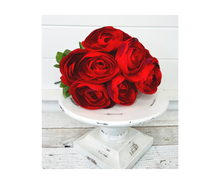 Load image into Gallery viewer, Artificial Red Ranunculus Flower Bush - 20 Inches-63329RD