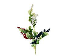Load image into Gallery viewer, Red White Blue Patriotic Berry Spray - Celebrate in Style-170294