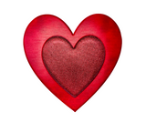 Metal Embossed Glitter Heart Sign - Red, 12"Hx12"L-MD078524 TCT Crafts