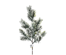 Load image into Gallery viewer, Festive 18.5&quot;L Winter Snow Angel Pine Spray in Green-137828