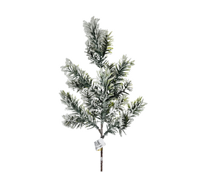 Festive 18.5"L Winter Snow Angel Pine Spray in Green-137828