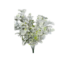 Load image into Gallery viewer, 18&quot; Snowy Mint Artificial Bush - Frosty Decorative Accent for Winter-Themed Arrangements-82713GN