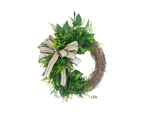 Farmhouse Everyday Grapevine Greenery Wreath - TCTCrafts