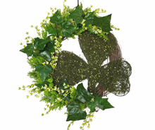 Load image into Gallery viewer, Shamrock Grapevine St. Patrick&#39;s Day Wreath/Door Hanger -TCT1468