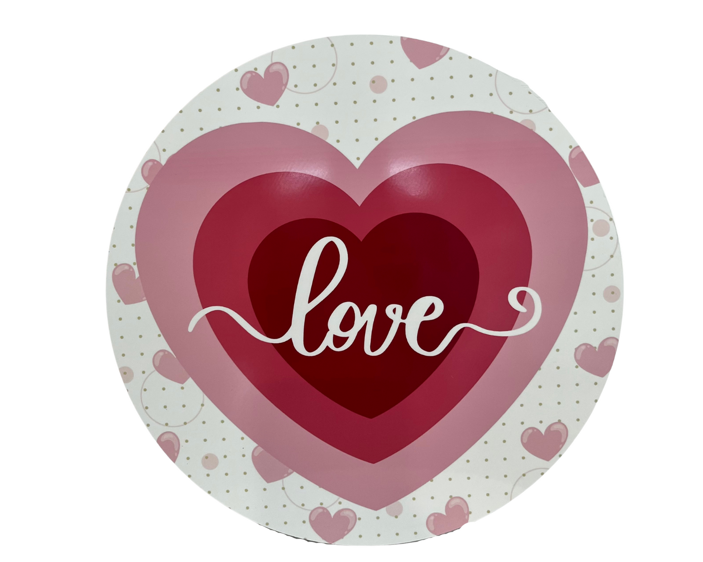 11.75" Metal Valentine's Day Love Sign-TCT1447