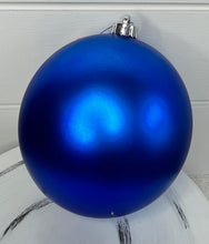 Load image into Gallery viewer, Gorgeous Matte Royal Blue Christmas Tree Ball Ornament - 150mm-XH100725