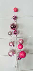 Elegant Light Pink Mixed Ball Spray - 24"L-XS106115