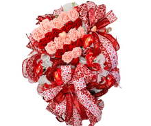 Load image into Gallery viewer, Red &amp; Pink X-large Valentine&#39;s Day Heart wreath-TCT1459