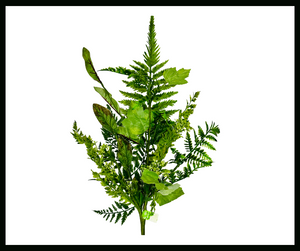 Lush Greenery: 30-Inch Artificial Fern Leaves Spray-63345SP30