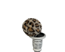 Load image into Gallery viewer, Festive Furry Delight: 4.5-Inch Christmas Fuzzy Animal Print Ornament Ball-(133099)